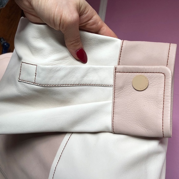 Scotch&Soda blush Pink Leather Jacket